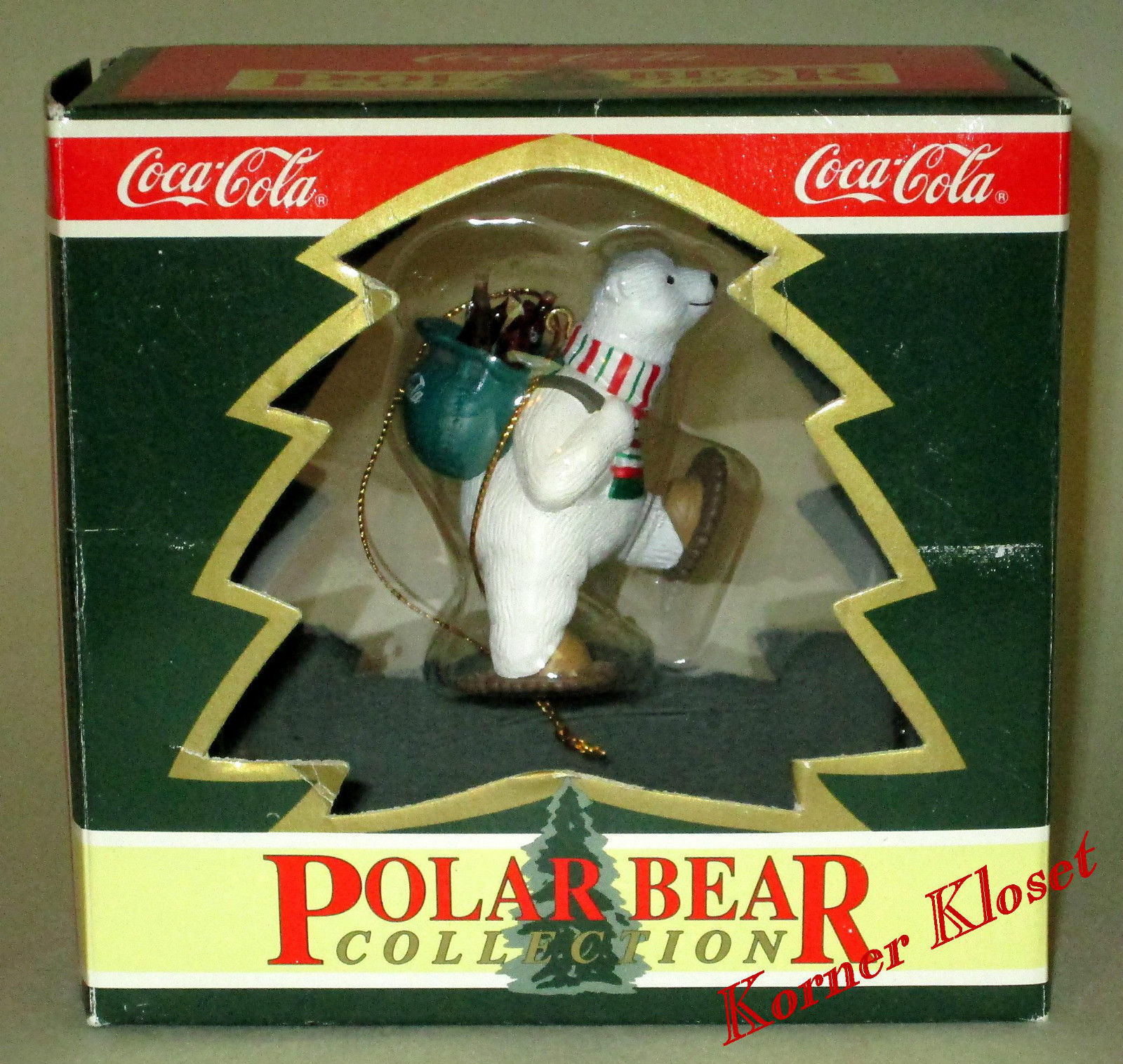 CocaCola Polar Bear Collection North Pole Delivery Ornament Coke