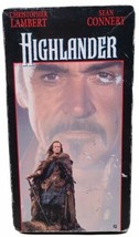 Highlander VHS Tape Sean Connery Christopher Lambert Action 1993 New Sealed