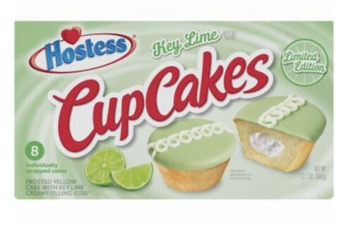 Primary image for Key Lime Hostess CupCakes Box 8 Cakes 12.7 OZ -Limited Edition