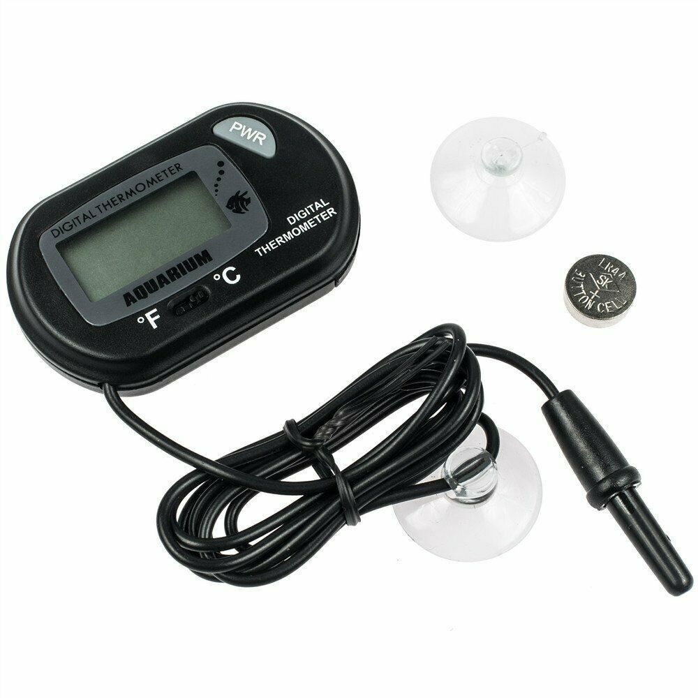 LCD Digital Aquarium Thermometer Fish Tank Water Terrarium Temperature