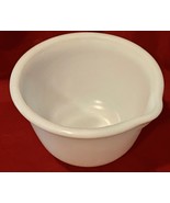 Hamilton Beach Milk Glass Mixing Bowl # 20 Racine WI 6-7/8&quot; DIameter Pou... - $29.00