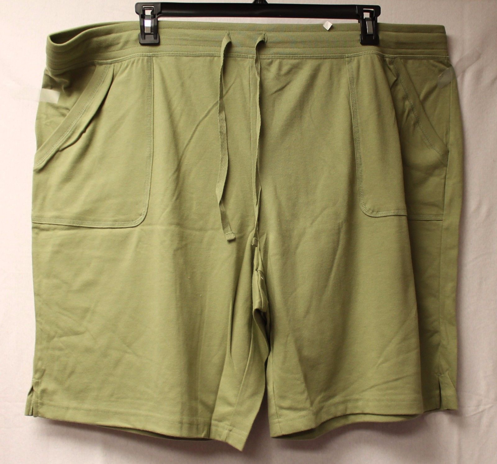 olive green sweat shorts