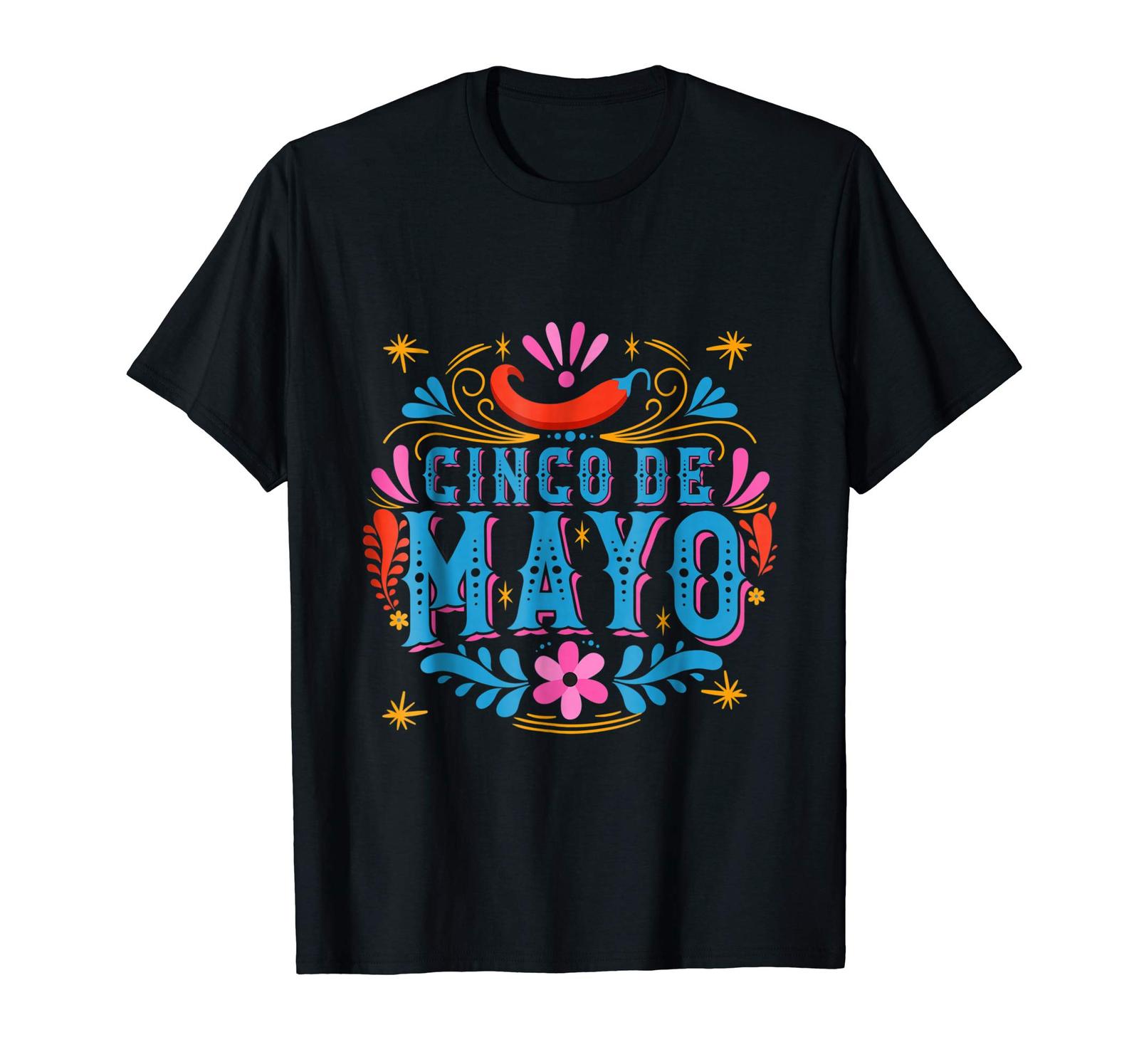 Tee shirts - Funny Cinco De Mayo Day T-Shirt Skull Gift Men - T-Shirts