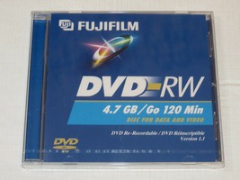 Dvd-Rw Fujifilm Fuji 4.7GB / Go 120 Minutos Re-Recordable Nuevo Precintado - $11.56