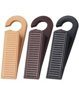 Door Wedges, Rubber Hook Door Stopper Holds Doors Open and Prevent The L... - $15.49