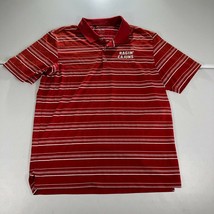Adidas Polo Shirt Ragin Cajuns Adult Large Red Golf Football NCAA Team Mens UL - $22.48