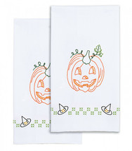 Jack Dempsey Needle Art Halloween Decorative Hand Towels - $12.54