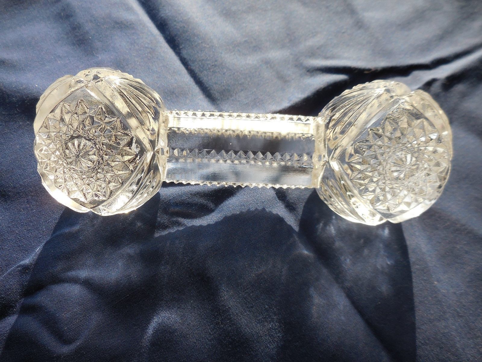 Vintage Cut Crystal Baby Rattle Knife Rest and 50 similar items