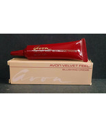 Vintage NOS Avon Velvet Feel Blushing Creme, Fresh Orchid, 0.5 Ounces - $8.91