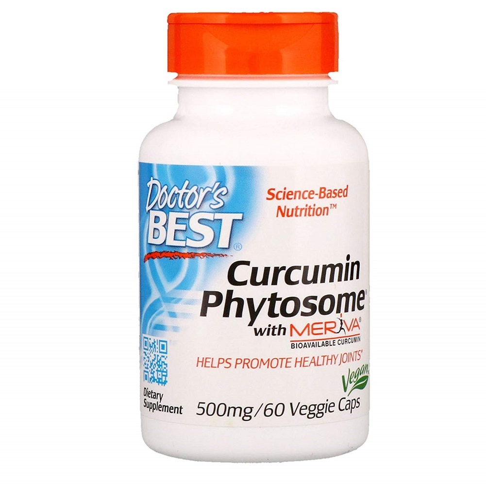 Curcumin Phytosome with Meriva Joint Support, 500 mg 60 Veggie Caps