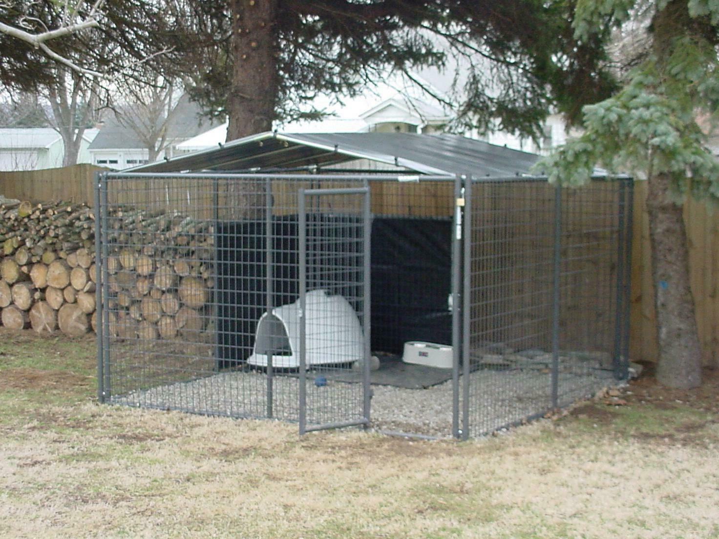 Outdoor Dog Kennel Roof Ideas