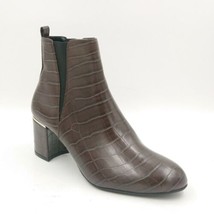 Alfani Women Block Heel Chelsea Boots Zuri Size US 8M Brown Crocodile Print - $13.02