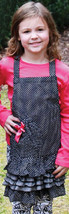 Flower Market Child Black Apron by Manual Woodworkers - $14.84