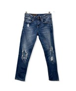 A/X Armani Exchange Women&#39;s Size 24 Distressed Boyfriend Jeans Medium Wa... - $26.73