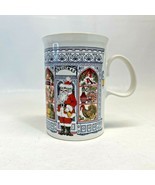 Dunoon Ceramic Fine Porcelain Made in Scotland Christmas Mug Cup 8oz Tre... - $9.89