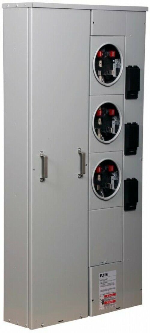 Eaton Group Meter Socket 125 Amp 3Gang SinglePhase Ring Type