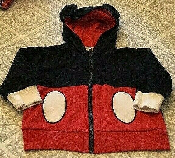 mickey mouse hoodie with ears for toddlers