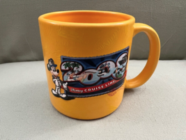 Disney Cruise Line 2008 Yellow Ceramic Mug NEW