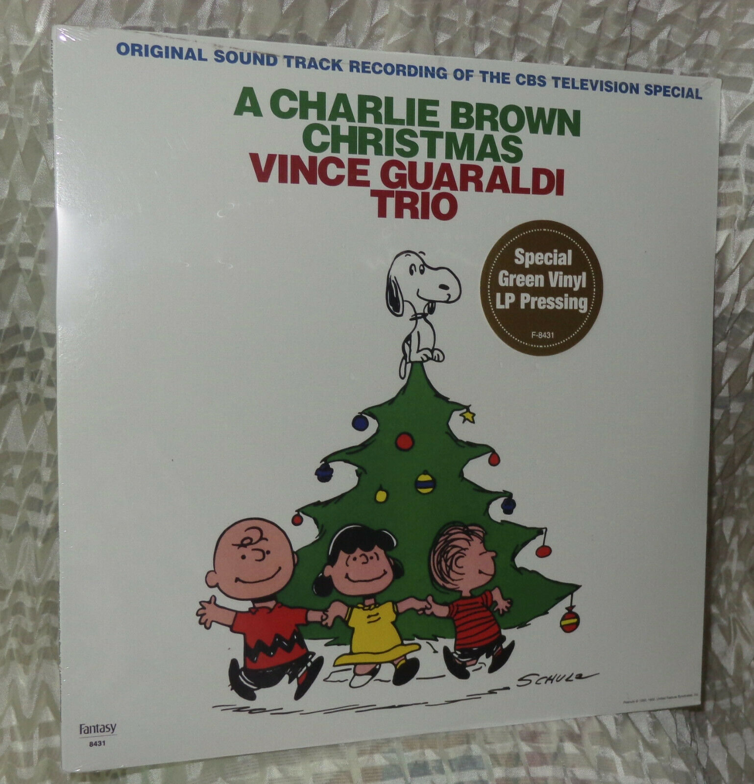 A CHARLIE BROWN CHRISTMAS VINCE GUARALDI TRIO Special Green Vinyl LP Pressing Records A CHARLIE BROWN CHRISTMAS VINCE GUARALDI TRIO Special Green Vinyl LP Pressing Records