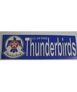 Bumper Sticker 3X9 United States Air Force Thunderbirds USAF planes Viny... - $10.00