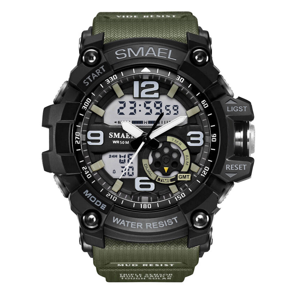 ARMY ASI Sport LED Waterproof Digital ANALOG Watch - Wristwatches