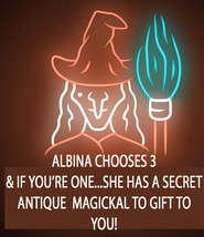 SPECIAL FREE W $120! ALBINA CHOOSES 3 TO GIFT 3 ANTIQUE MAGICK ALS. IS I... - $0.00