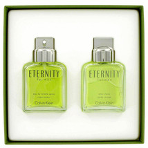 Calvin Klein Eternity Cologne 3.4 Oz Eau De Toilette Spray 2 Pcs Gift set image 1