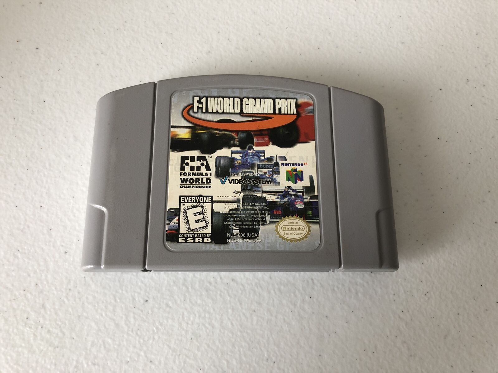  F1 World Grand Prix - Nintendo 64 N64 - Cleaned Tested - Video Games