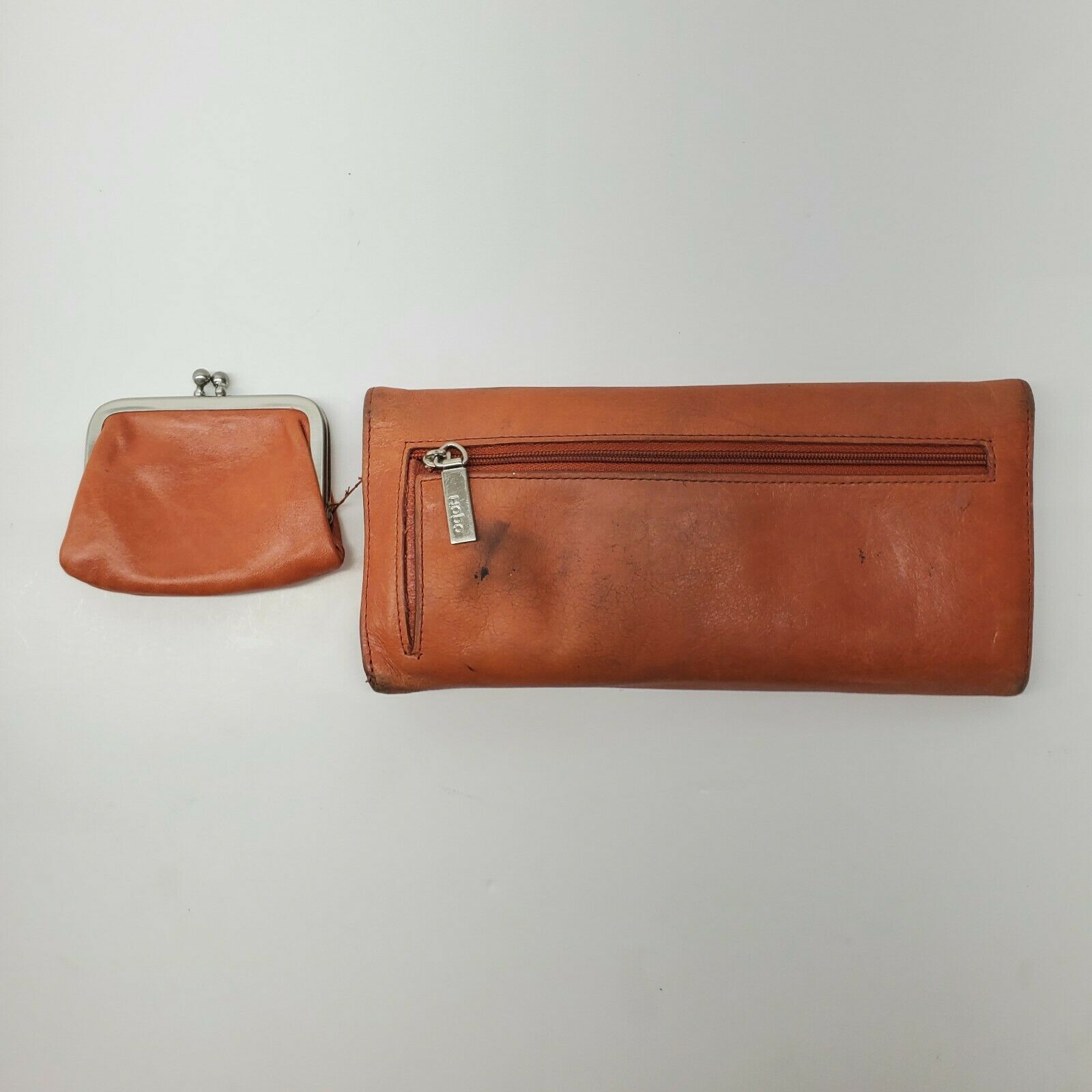 Hobo International Sadie Trifold Leather Wallet Clutch With Coin Purse