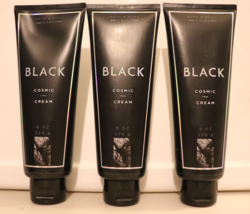 3 Bath & Body Works Black Cosic Cream 8 oz- Oud, Vanilla, Violet  - $36.99