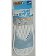 Home Spa Bath Slippers Open Air Fiber Quick Dry Hygienic Non Slip Shower... - $14.20
