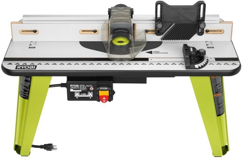 Ryobi Universal Router Table 5 Throat Plates MultiTier Molding Vacuum
