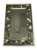 Large Faux Bamboo Framed Mirror 27 X 43 NEW Bevelled Edge - $151.09