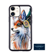 TRIBAL FOX FEATHERS WATERCOLOR ART CUSTOM IPHONE 11 CASE IP11 / PRO / PR... - $15.99