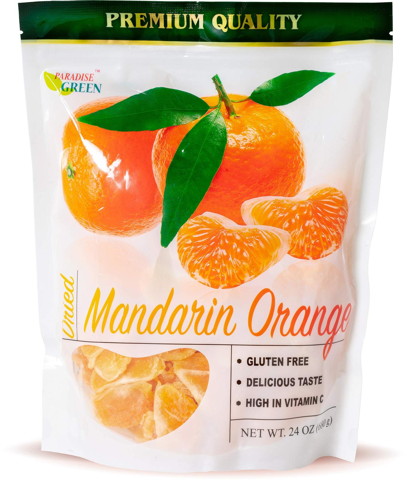 Dried Mandarin Oranges Paradise Green 24oz Sweet Dehydrated Mandarin Orange Sun Tea