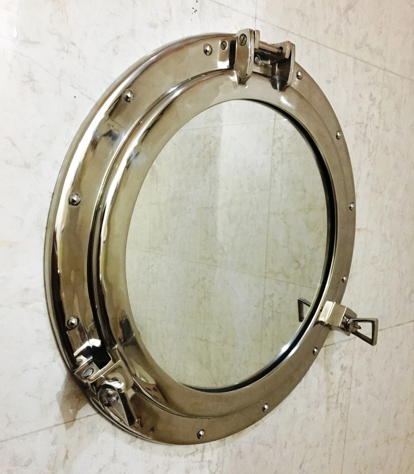 porthole bathroom mirror