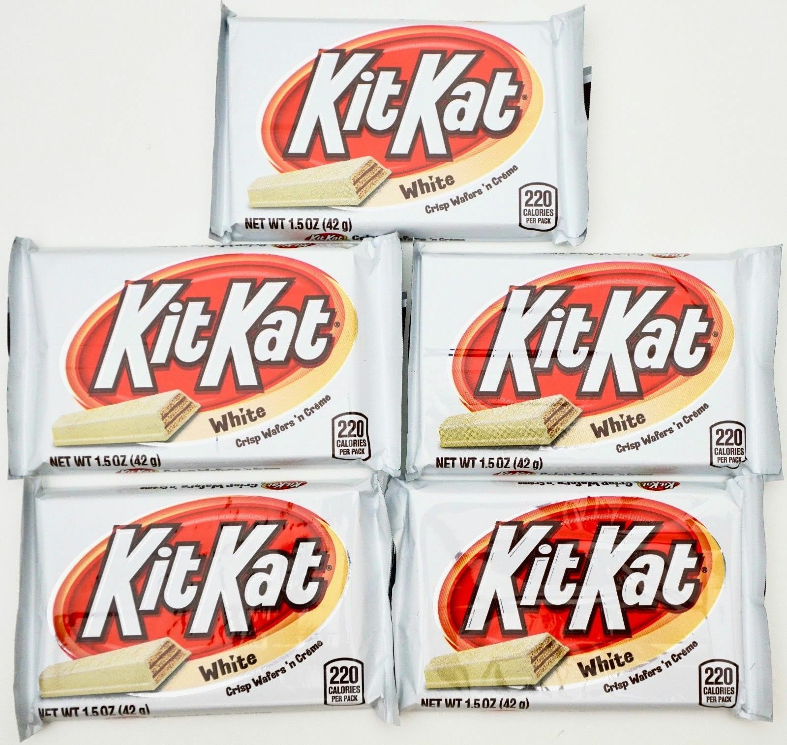 LIMITED EDITION WHITE KIT KAT 1.5 OZ, 5, 12 OR 24 PIECES DELICIOUS FREE