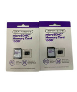 Lot of 2 Infinitive High Performance Mobile microSDHC Memory Card 16GB New - $9.90