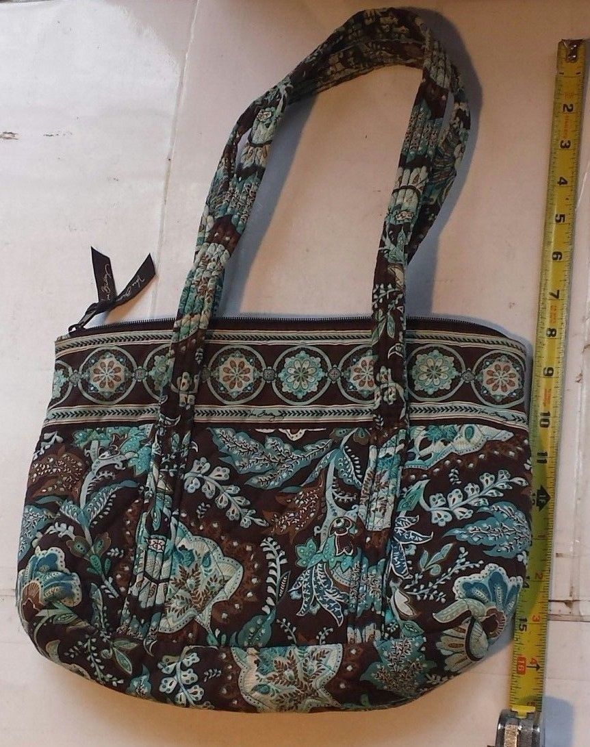 Vera bradley java online blue tote