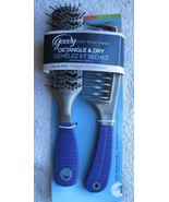 Purple Grip Goody Value Pack Vent Hair Brush &amp; Detangling Comb Set Detan... - $15.00