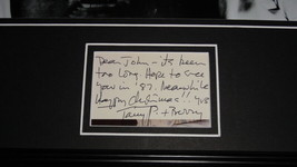 Anthony Perkins Signed Framed 18x24 Note & Psycho Photo Poster Display JSA image 2