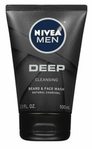 Nivea Men Deep Cleansing Beard & Face Wash - 3.3 fl oz - $10.88