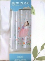 Dream Factory 70 In X 72 In Tulle Tutu Ballerina 100% Polyester Shower Curtain