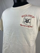 Vintage Death T Shirt Arizona Camp Biker Single Stitch Band Rock Metal U... - $59.99