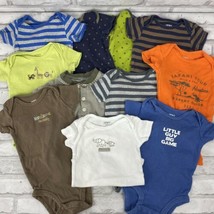 Baby Boys Clothes Size 3 Months Lot Of 11 Pieces Pre Owned Carters Body Suits - $17.31