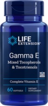 4 PACK Life Extension Gamma E Mixed Tocopherols & Tocotrienols Vitamin E image 1