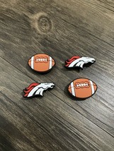 Denver Broncos Football Team Charm For Crocs - 4 Pieces - $9.68