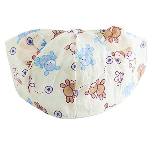 Breathable Sun-resistant Comfy Beach Cap Empty Top Hat Summer Baby Hat Scarf