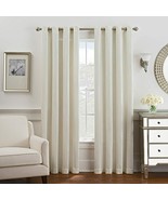 Style Domain Antonia 95-Inch Grommet Top Window Curtain Panel in Cream T... - $25.38