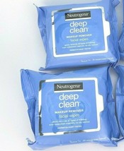 Neutrogena Deep Clean Makeup Remover Cloths Lot of 2 Exp 2023 - $26.11